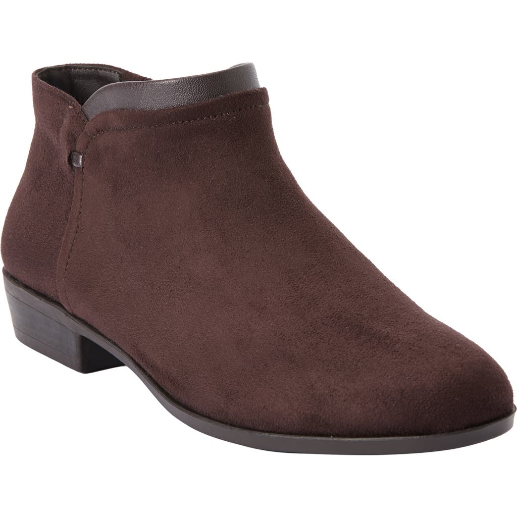 Comfortview The Bexley Bootie In Brown