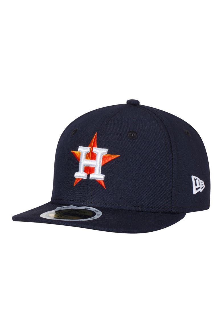Youth New Era Navy Houston Astros Authentic Collection On-Field Home 59FIFTY Fitted Hat, Alternate, color, NAVY