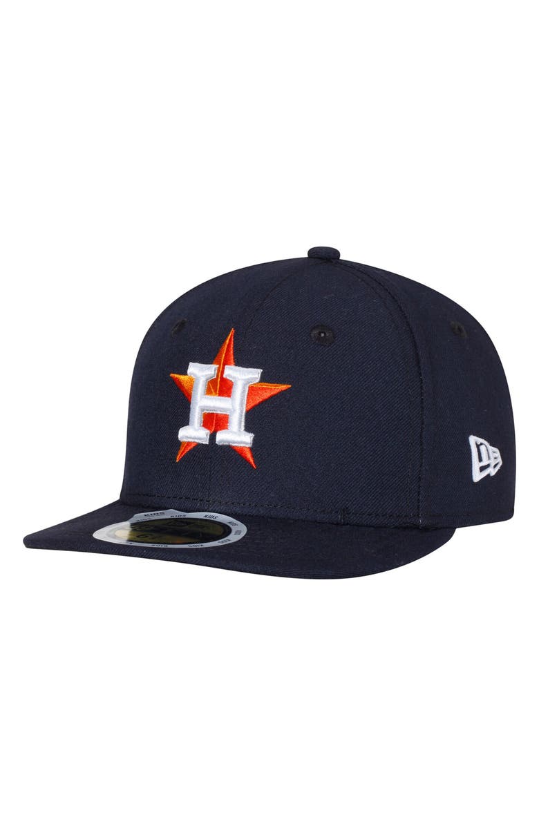 New Era Youth New Era Navy Houston Astros Authentic Collection On-Field Home 59FIFTY Fitted Hat, Alternate, color,