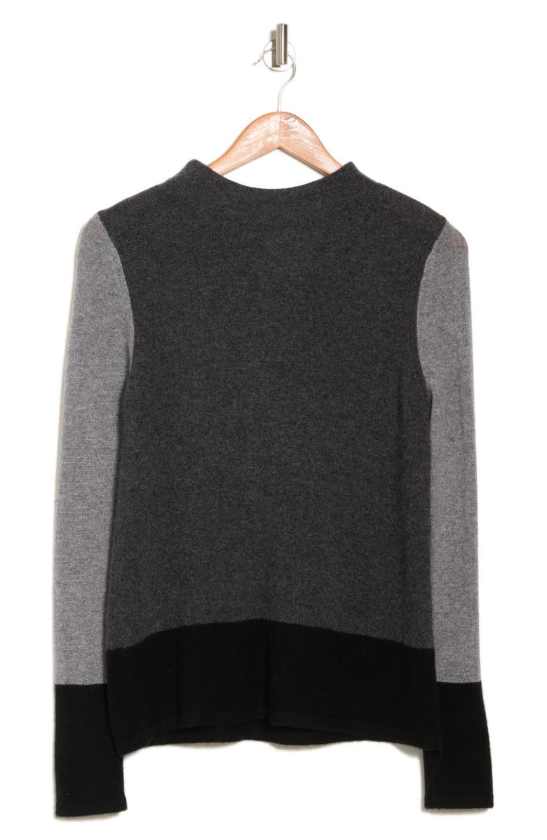 Griffen Colorblock Cashmere Sweater, Alternate, color,