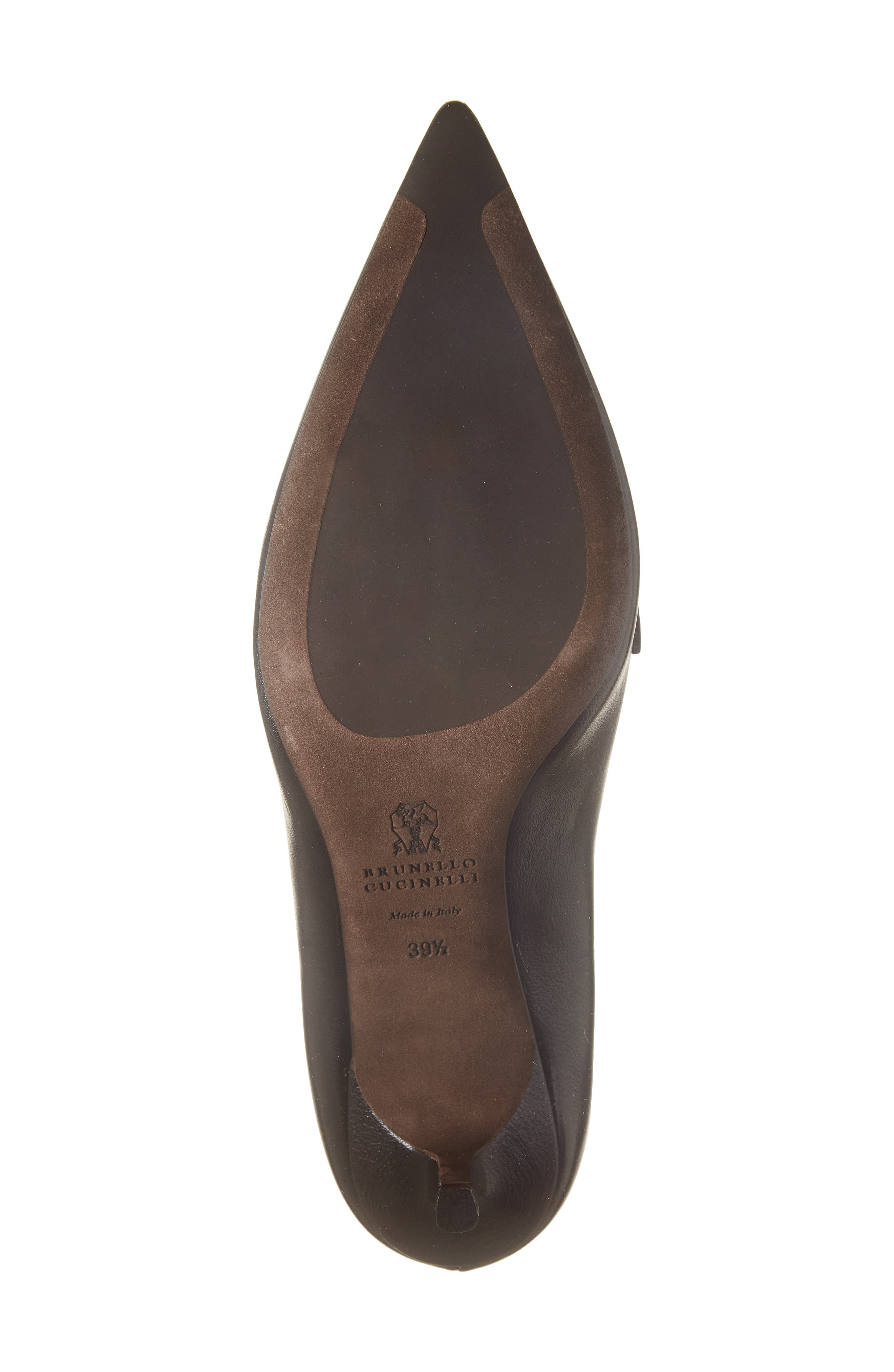 Brunello Cucinelli Monili Tassel Kitten Heel Pump, Alternate, color, 