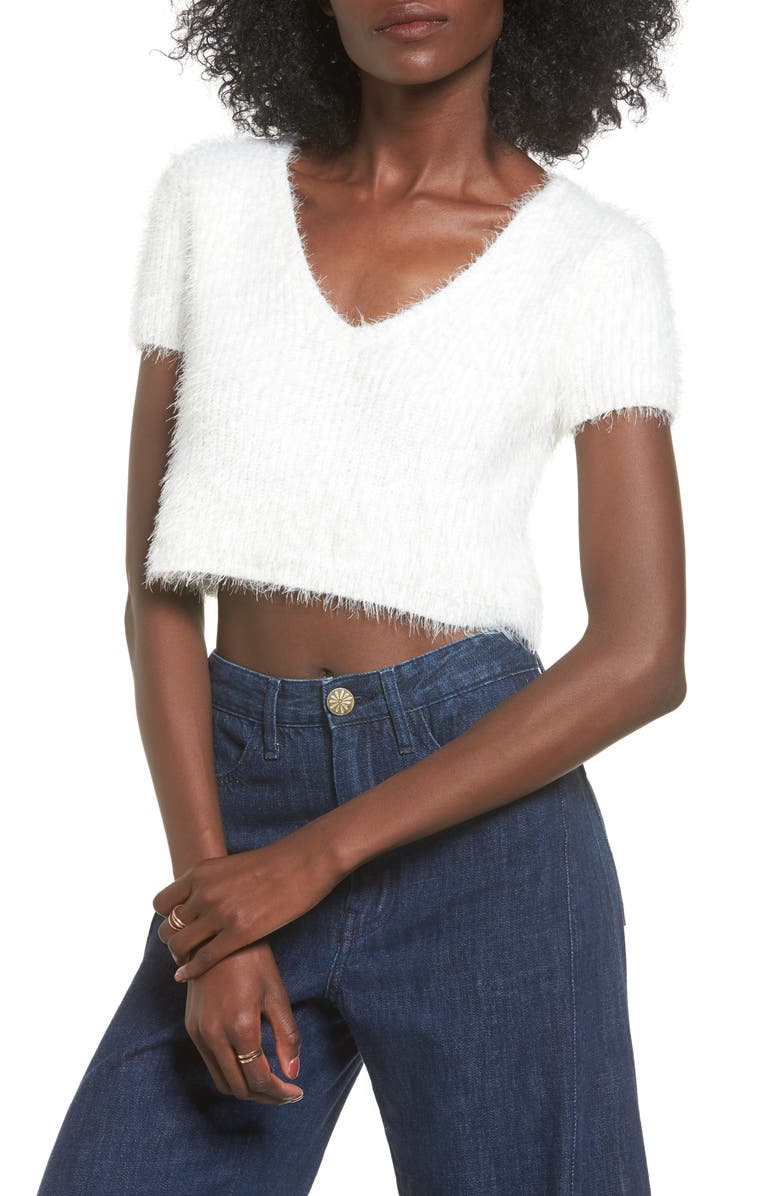 MAJORELLE Oracle Crop Sweater, Main, color, 
