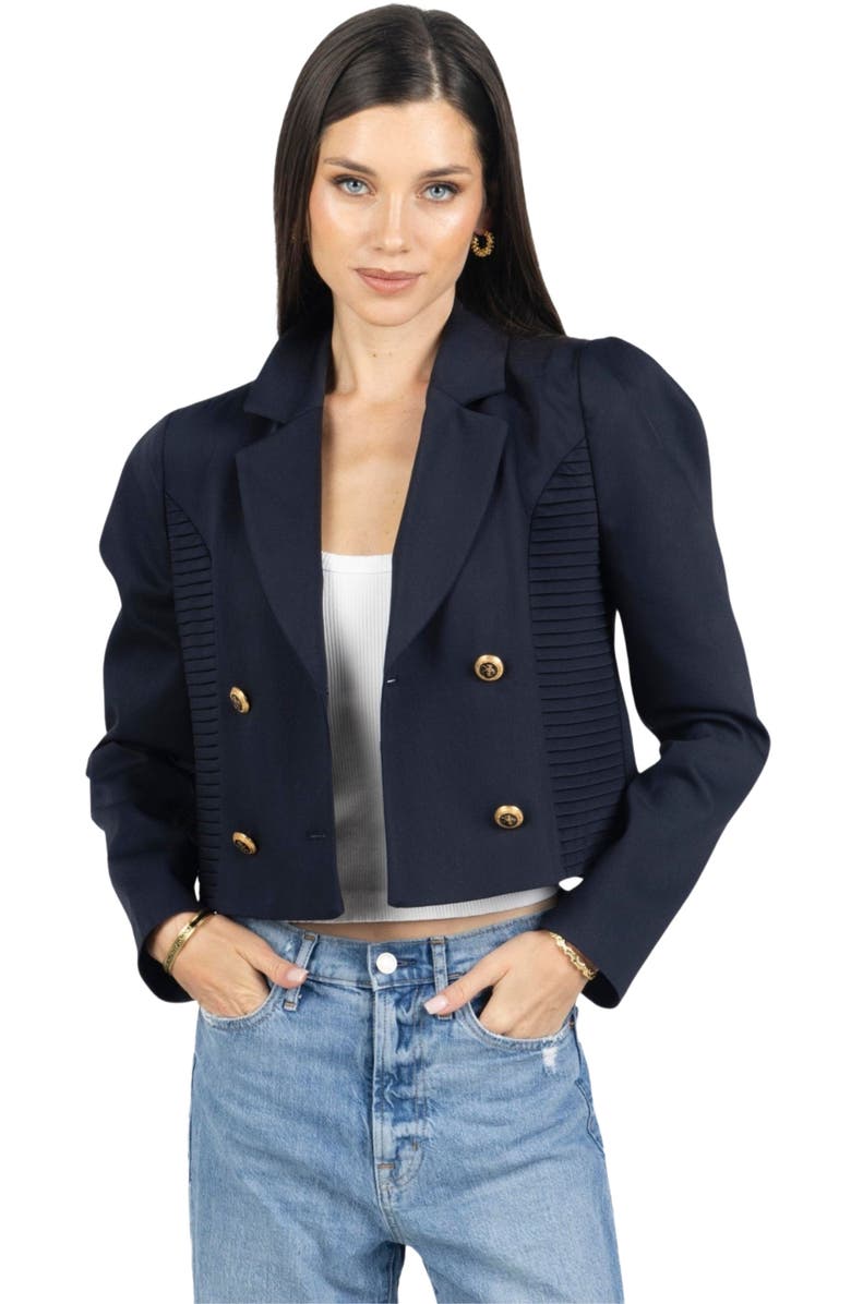 AKALIA Diana Cropped Women Blazer, Alternate, color, 