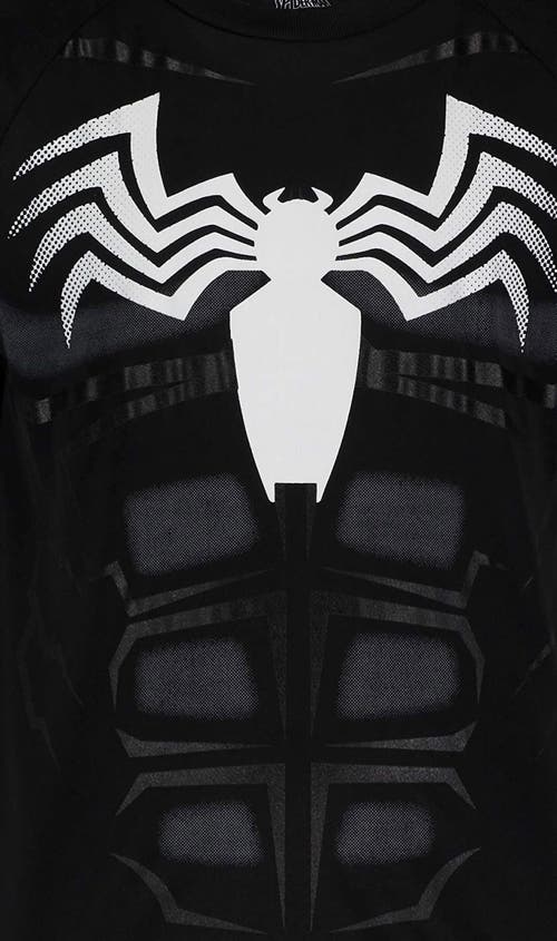 Marvel T-shirt & Mesh Shorts Set In Black