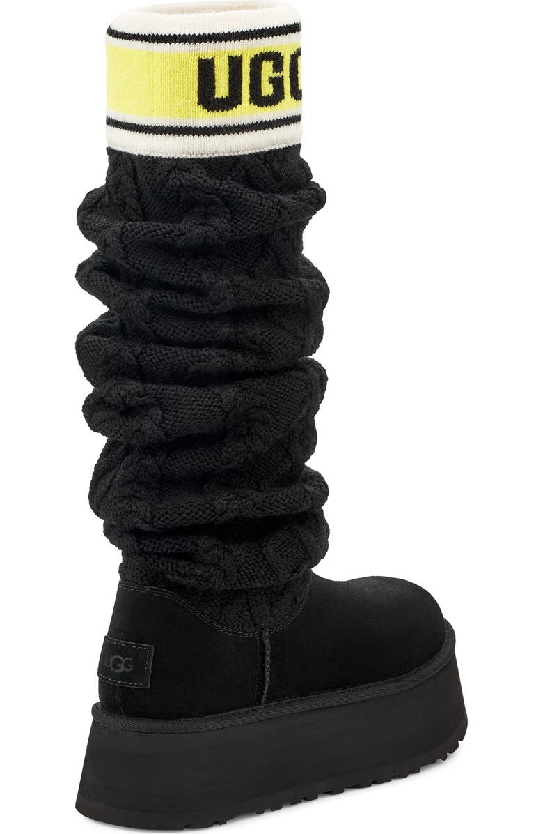 UGG<sup>®</sup> Sweater Letter Tall Boot, Alternate, color,