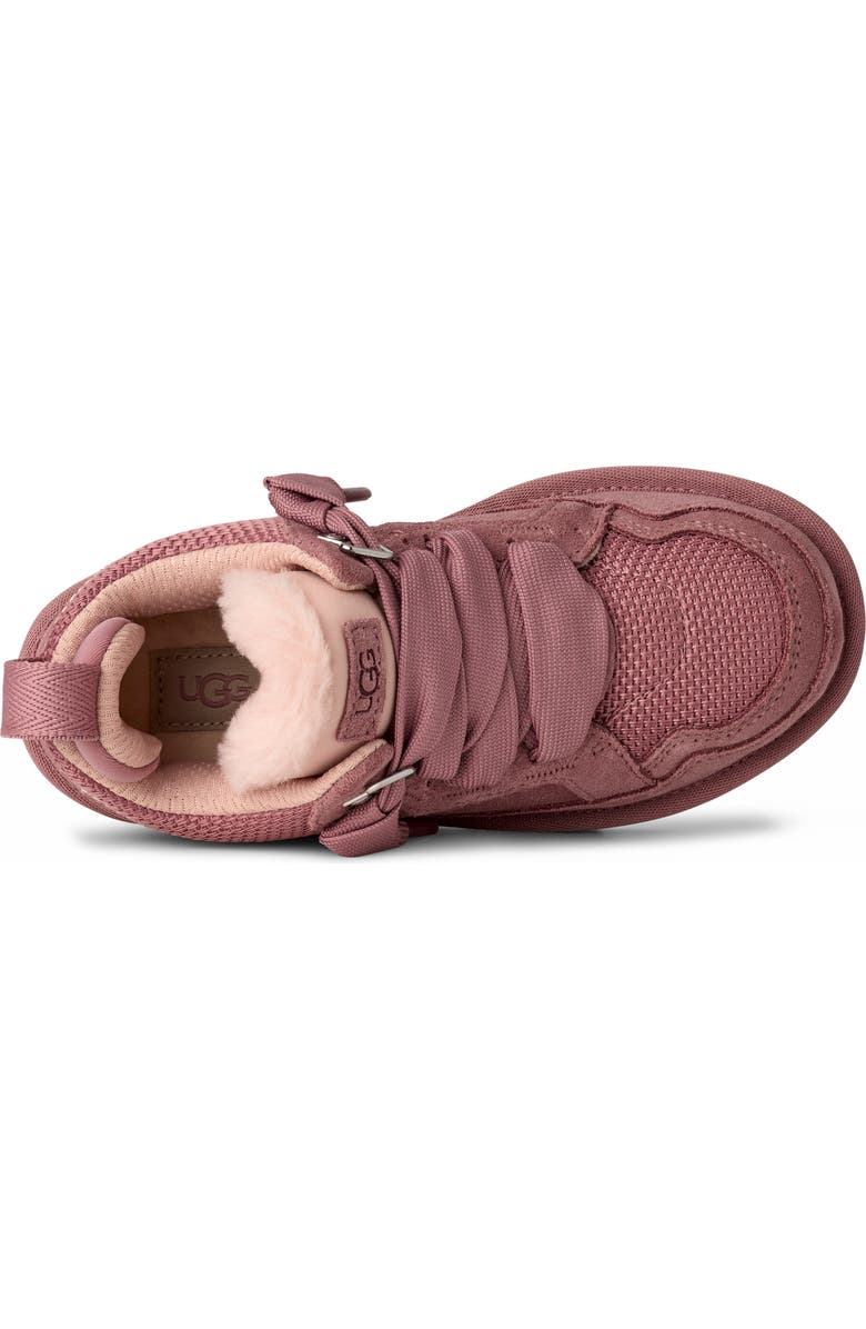 UGG<sup>®</sup> Kids' Lowmel Sneaker, Alternate, color, Pink Dawn