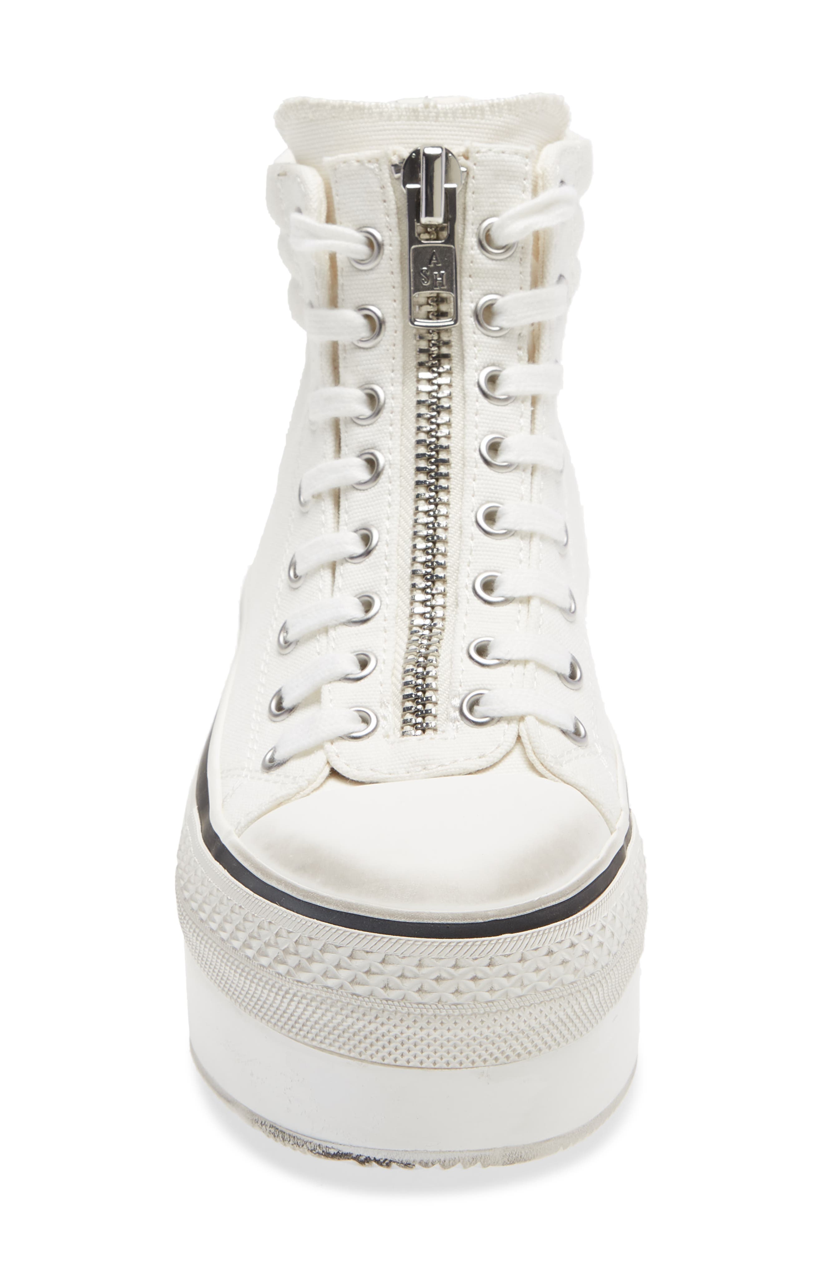 Jagger Platform Sneaker, Alternate, color, WHITE CANVAS