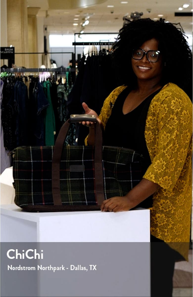Tartan Holdall Bag, sales video thumbnail