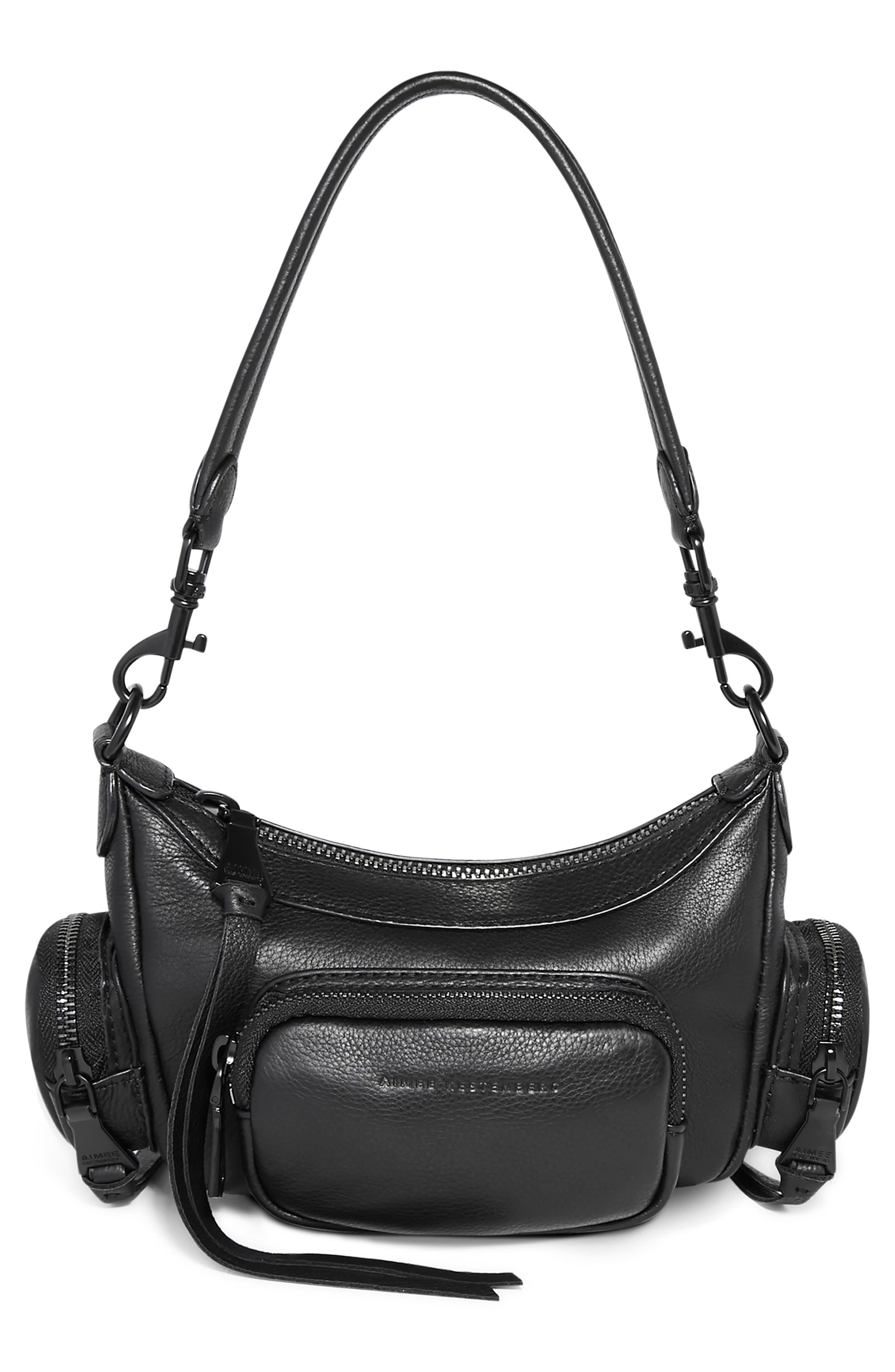 AIMEE Away We Go Mini Convertible Crossbody Bag, Alternate, color, Black