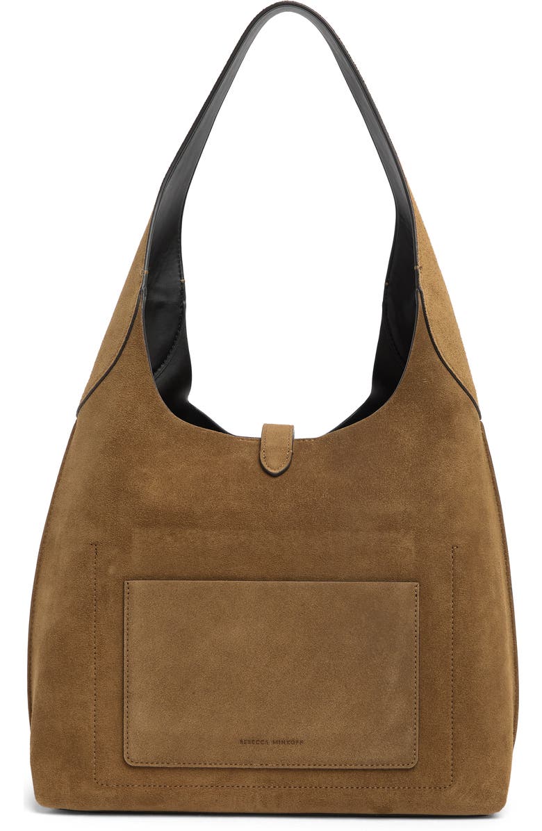 Rebecca Minkoff Megan Suede Hobo Bag, Alternate, color,