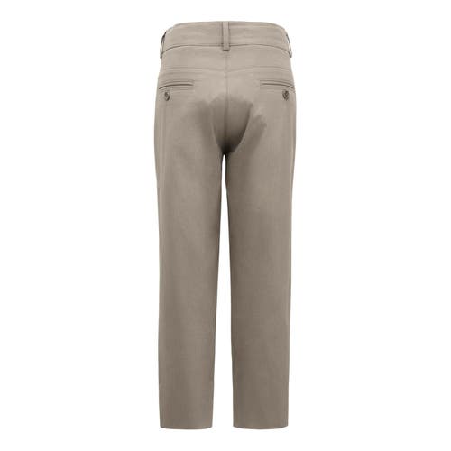 Moustache Beige Casual Pants For Kid Boys In Beige
