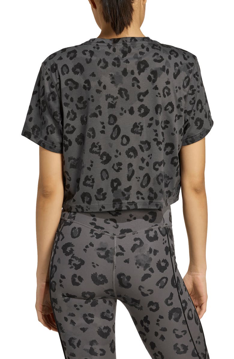 adidas Workout Essentials T-Shirt, Alternate, color, Grey/ Print