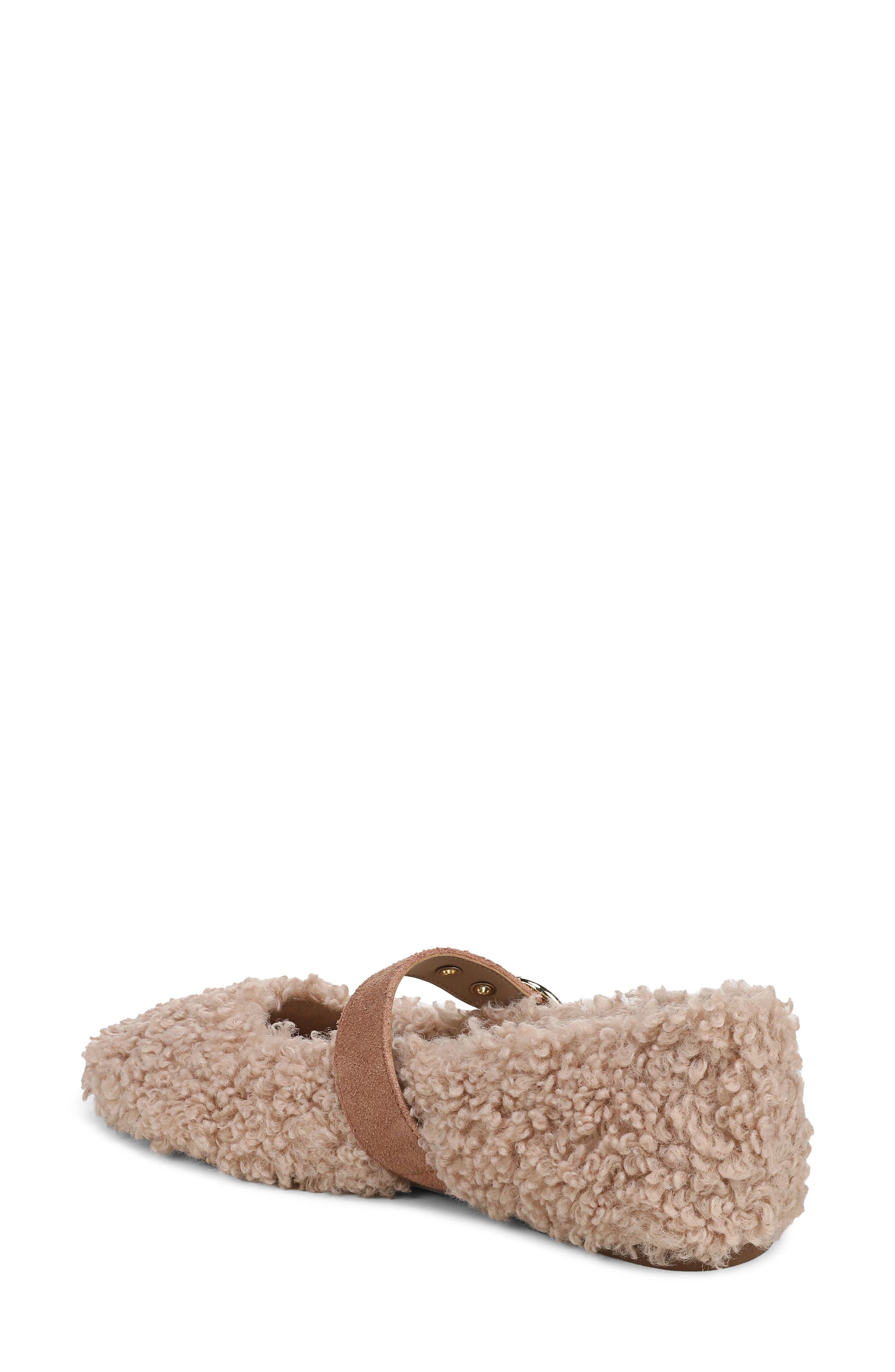 Hattie Cozy Mary Jane Flat, Alternate, color, TAN