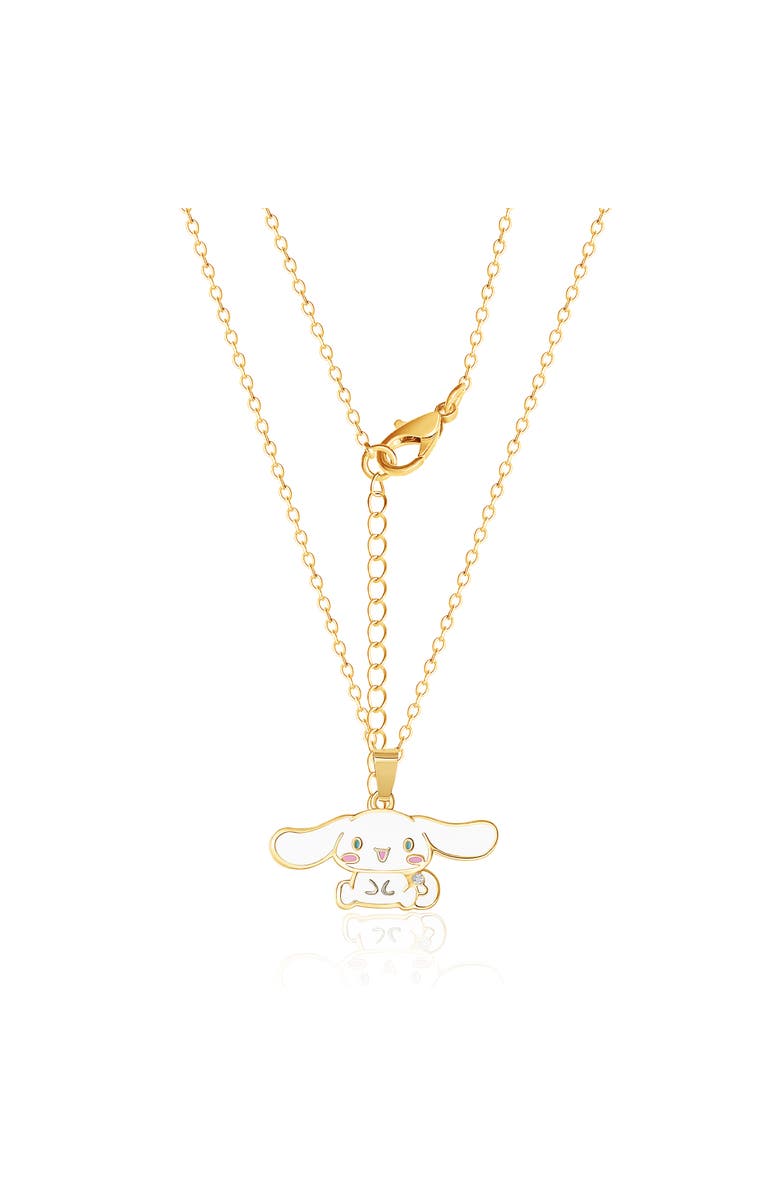 Hello Kitty Cinnamoroll Enamel 3D Pendant, 18'' Chain, Alternate, color, Gold