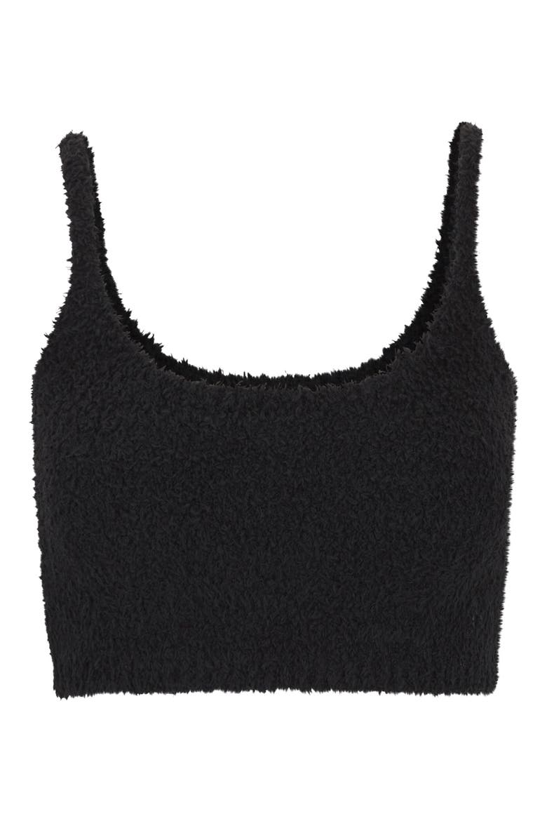Cozy Knit Crop Camisole, Main, color, ONYX