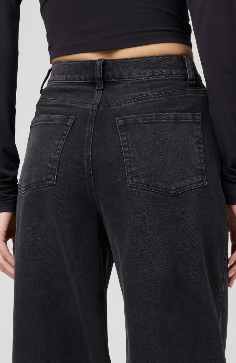 Florence by Mills Wide Leg Jeans, Alternate, color, Black Wash