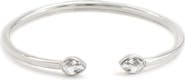 Anzie Jewelry Classique White Topaz Cuff Bracelet