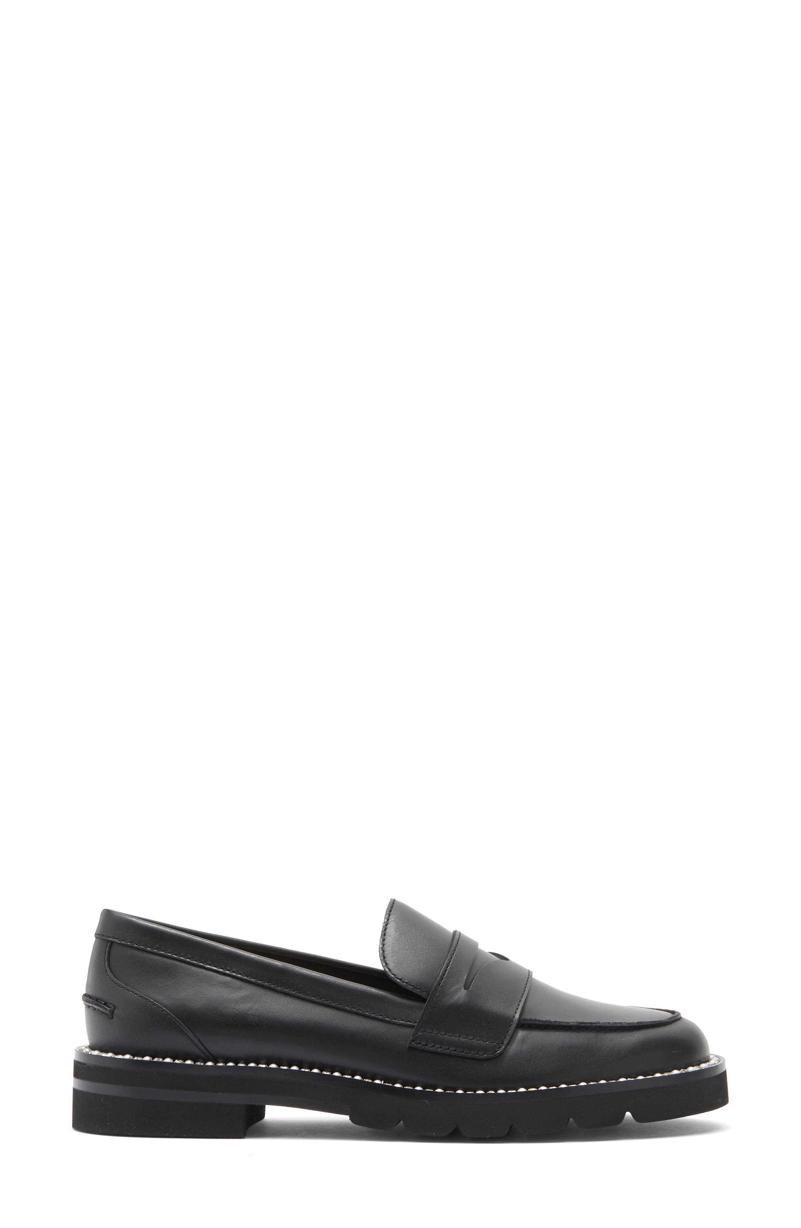 Monty Penny Loafer, Alternate, color, BLACK