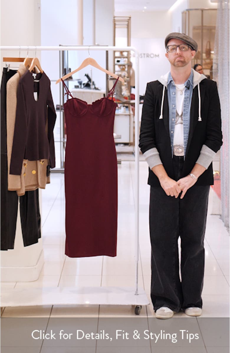 Bow Strap Midi Dress, sales video thumbnail