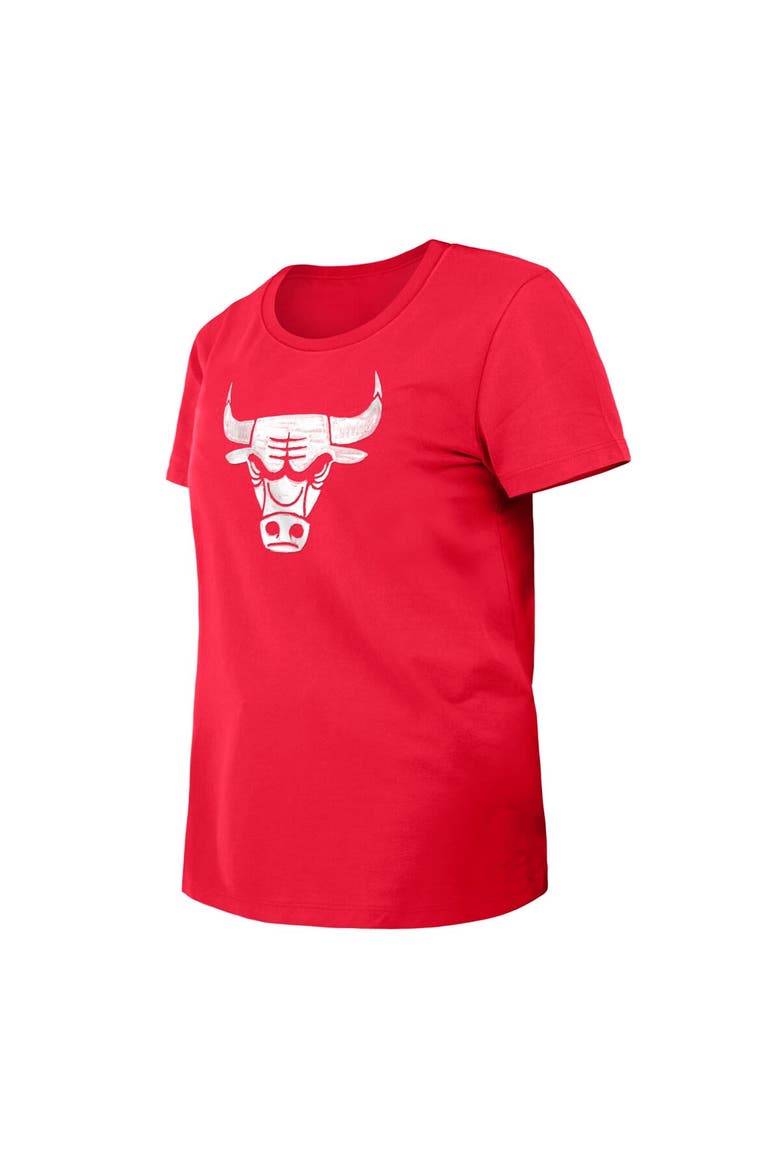 Women's New Era Red Chicago Bulls 2023/24 City Edition T-Shirt, Alternate, color, Red