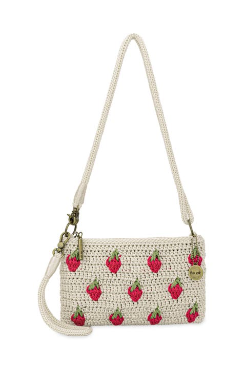 Vita Hand Crochet Crossbody Wristlet