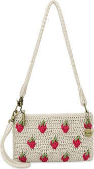 The Sak Vita Hand Crochet Crossbody Wristlet