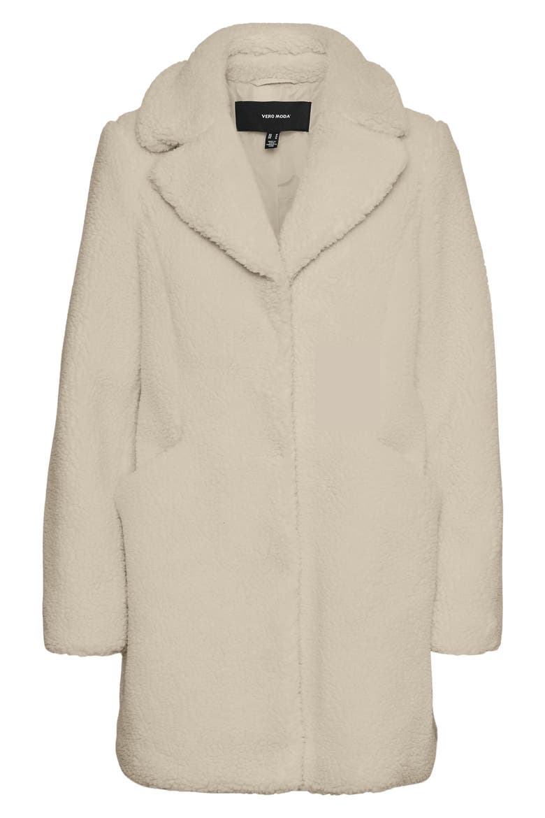 Donna Faux Fur Teddy Jacket, Main, color, OATMEAL