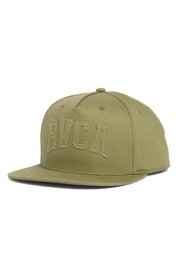 Rvca Jonah Snapback Hat In Avocado