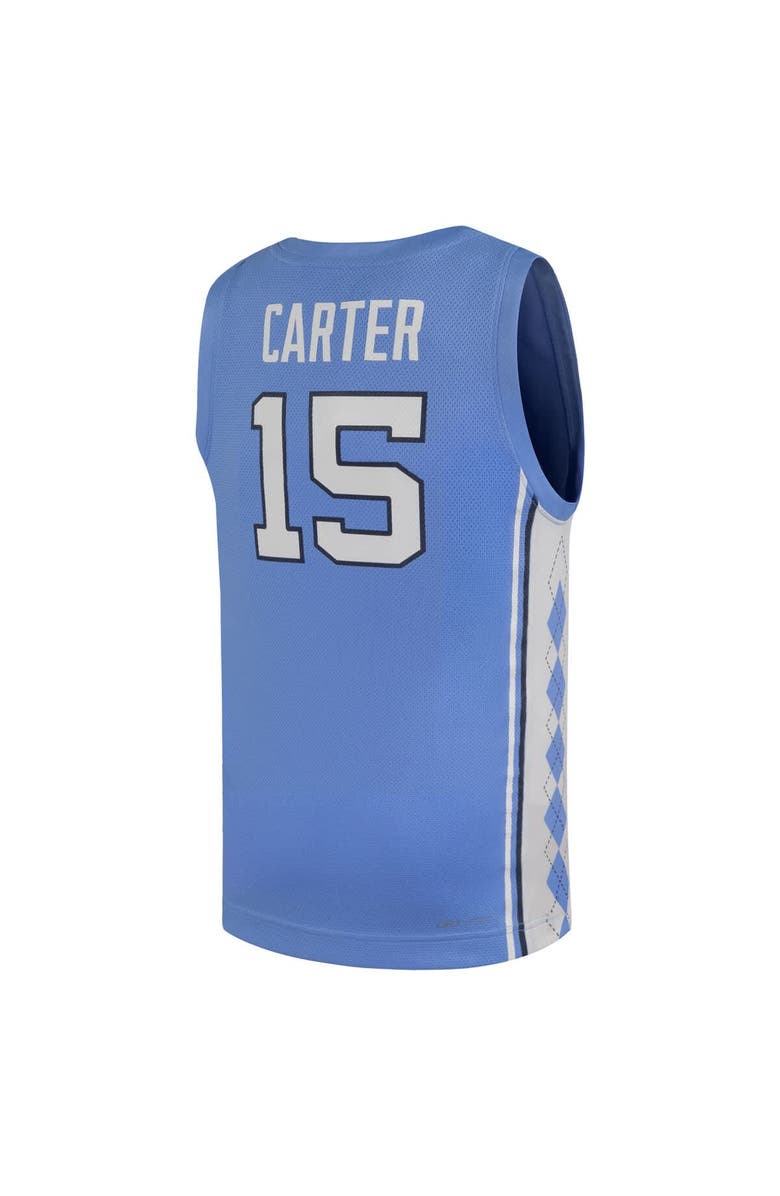 Nike Youth Nike Vince Carter Carolina Blue North Carolina Tar Heels Replica Basketball Jersey, Alternate, color, Light Blue