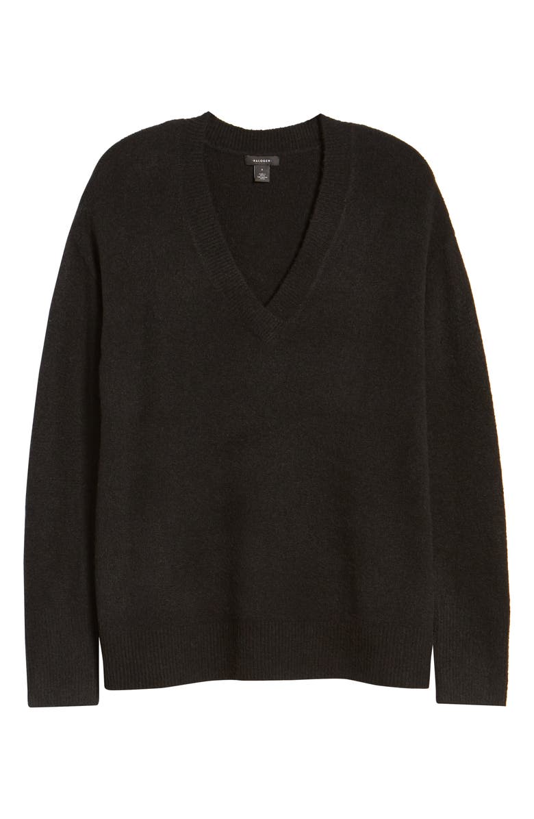 Halogen<sup>®</sup> V-Neck Sweater, Alternate, color, 