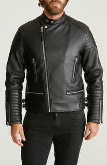 Robert Graham Faux Leather Moto Jacket