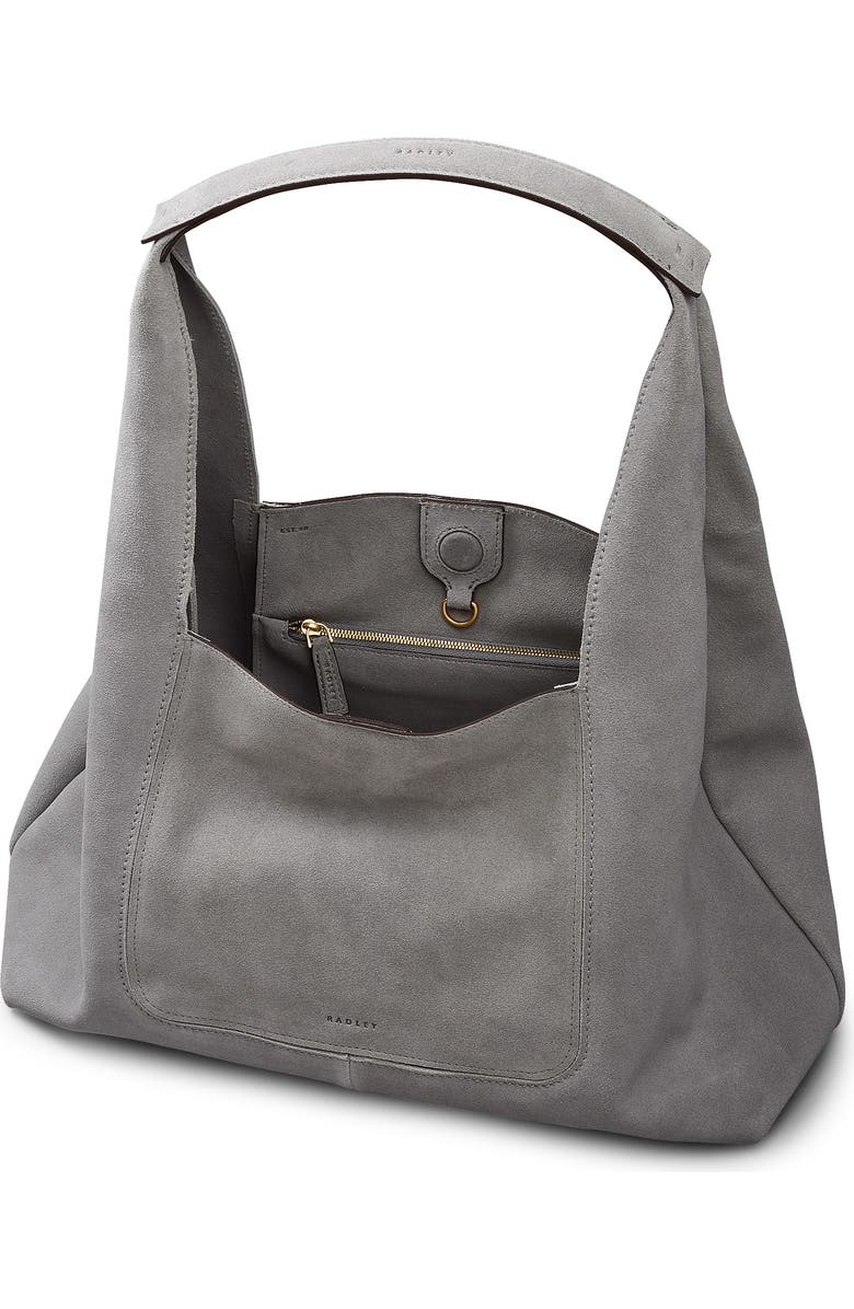 Radley The Maudie Large Open Top Shoulder Bag, Alternate, color, Steel