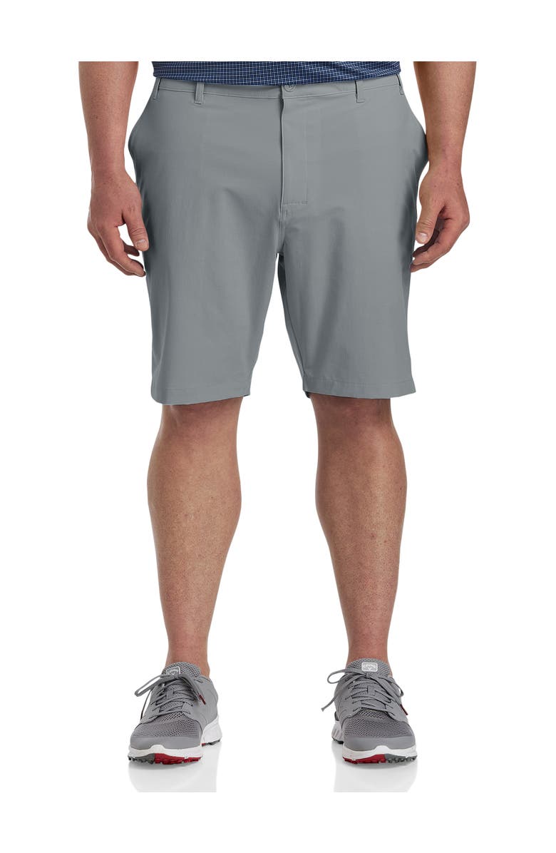 Callaway Big & Tall Everplay Flat-Front Golf Shorts, Main, color, Dark Grey Heather