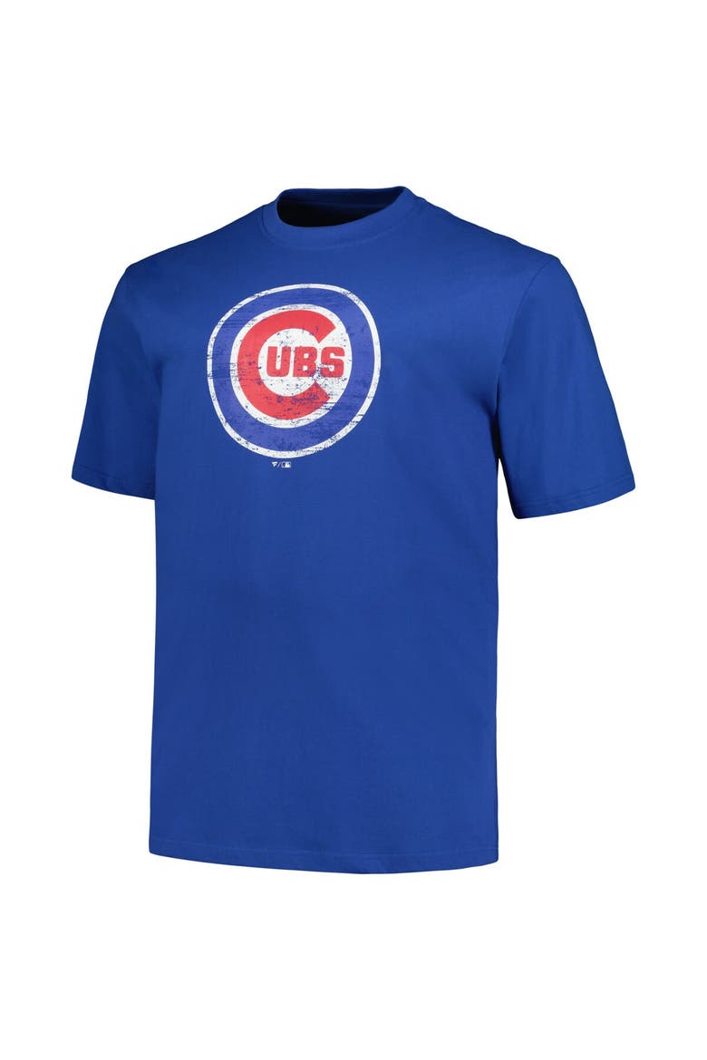 Men's Profile Royal Chicago Cubs Big & Tall Primary Logo T-Shirt, Alternate, color, Royal