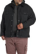 True Nation by DXL Big & Tall Black Denim Jacket