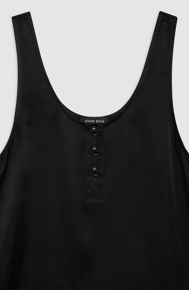 ANINE BING Evy Top, Alternate, color, Washed Black