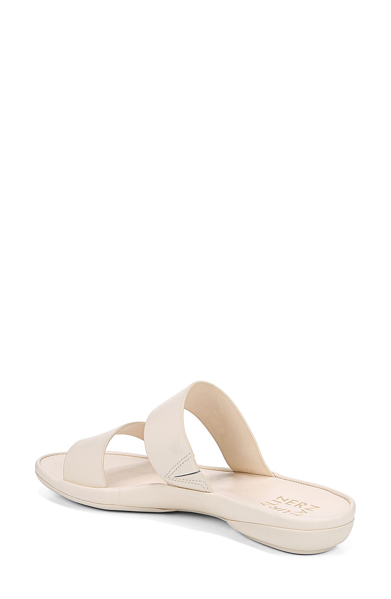 Genn Drift Slide Sandal, Alternate, color, PALE IVORY LEATHER