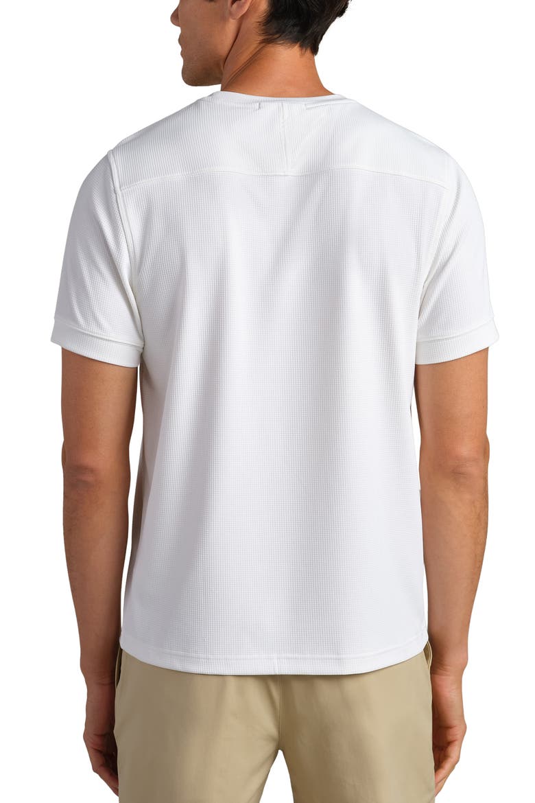 Waffle Tech Crew T-Shirt, Alternate, color, WHITE