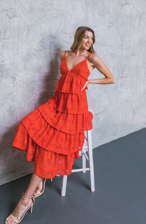 Flying Tomato Tiered Midi Dress