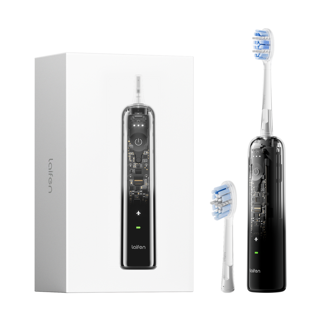 Laifen Wave Pro Electric Toothbrush with 2 Heads and Storage Bag