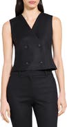 Theory Double Breasted Wool Vest