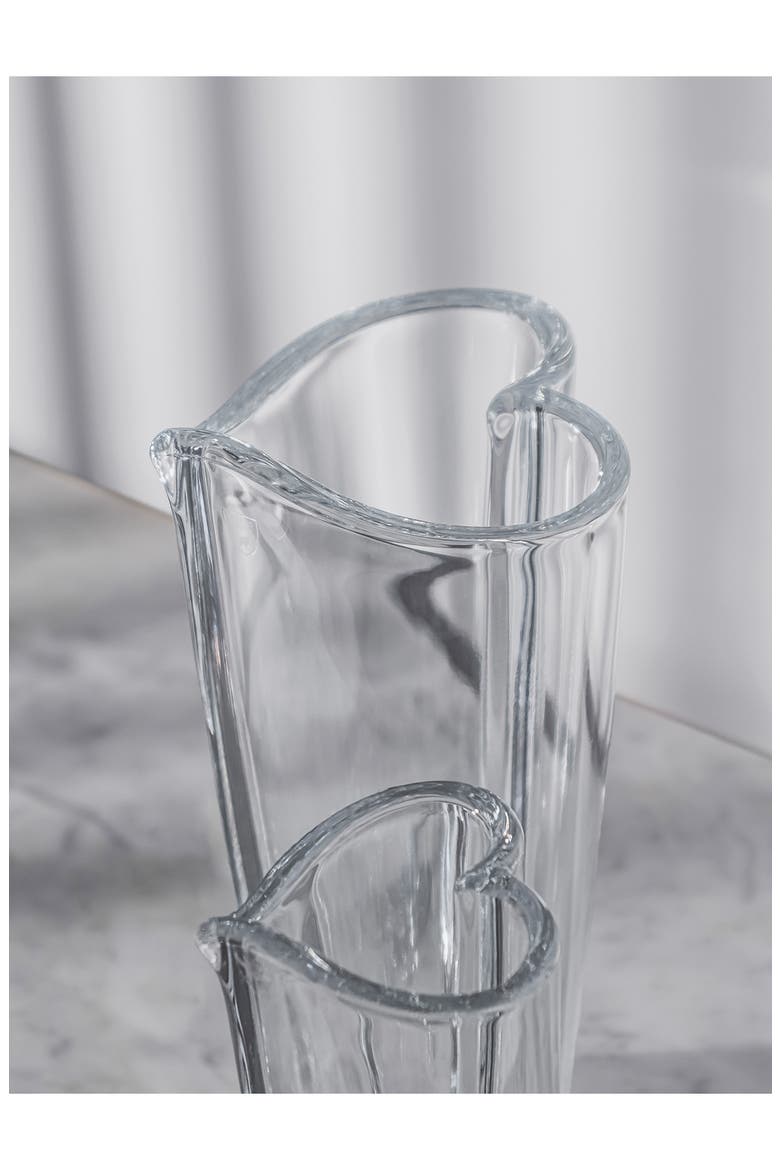 Heart Bud Vase, Alternate, color, CLEAR