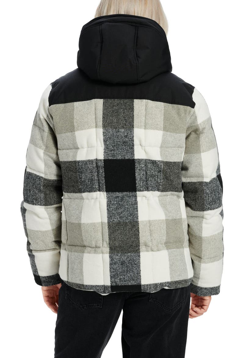 Cadin Down Parka II, Alternate, color, GREY PLAID