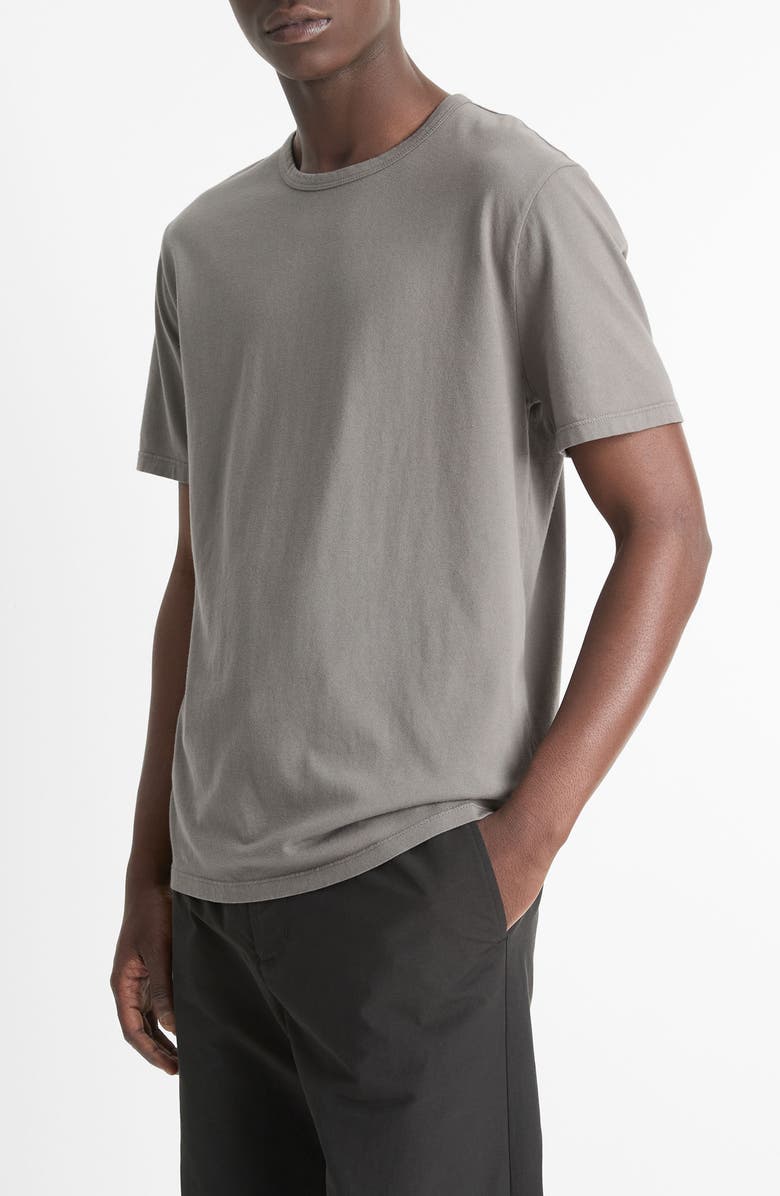Vince Solid T-Shirt, Main, color, Washed Iron