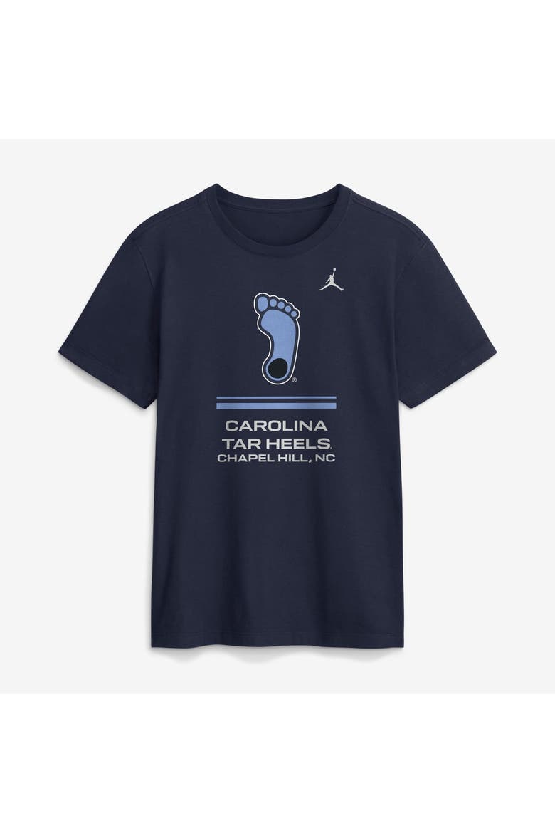 Men's Jordan Brand Navy North Carolina Tar Heels 2026 Sideline Dri-FIT T-Shirt, Main, color, Navy