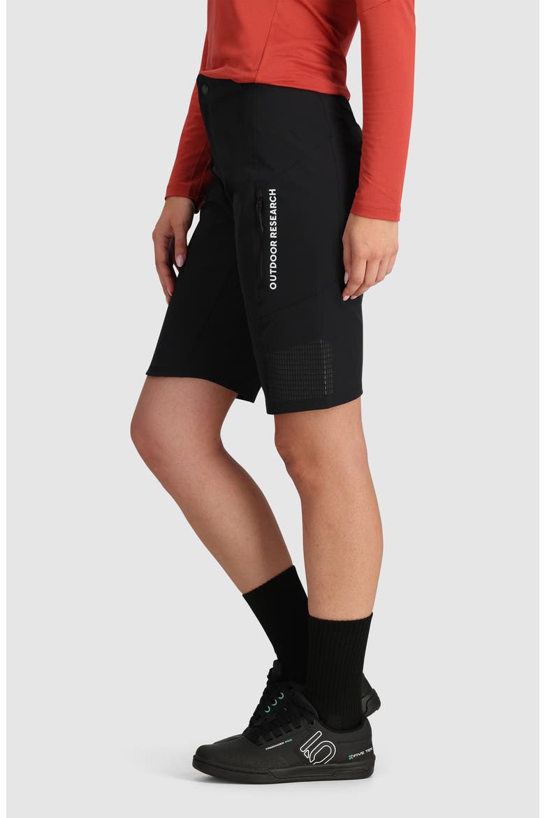 Freewheel MTB Lite Ride Shorts, Alternate, color, BLACK