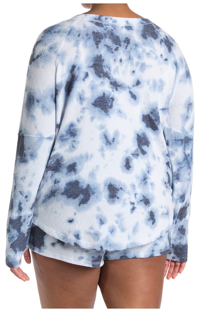 THEO AND SPENCE Tie Dye Thumbhole Pullover Sweater, Alternate, color,