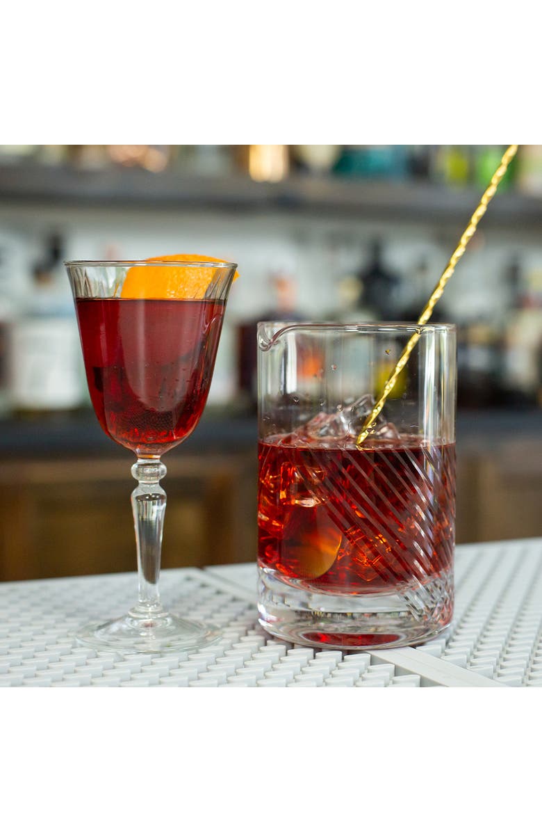 A Bar Above Cocktail Mixing Glass, Deco Style, Alternate, color, Glass