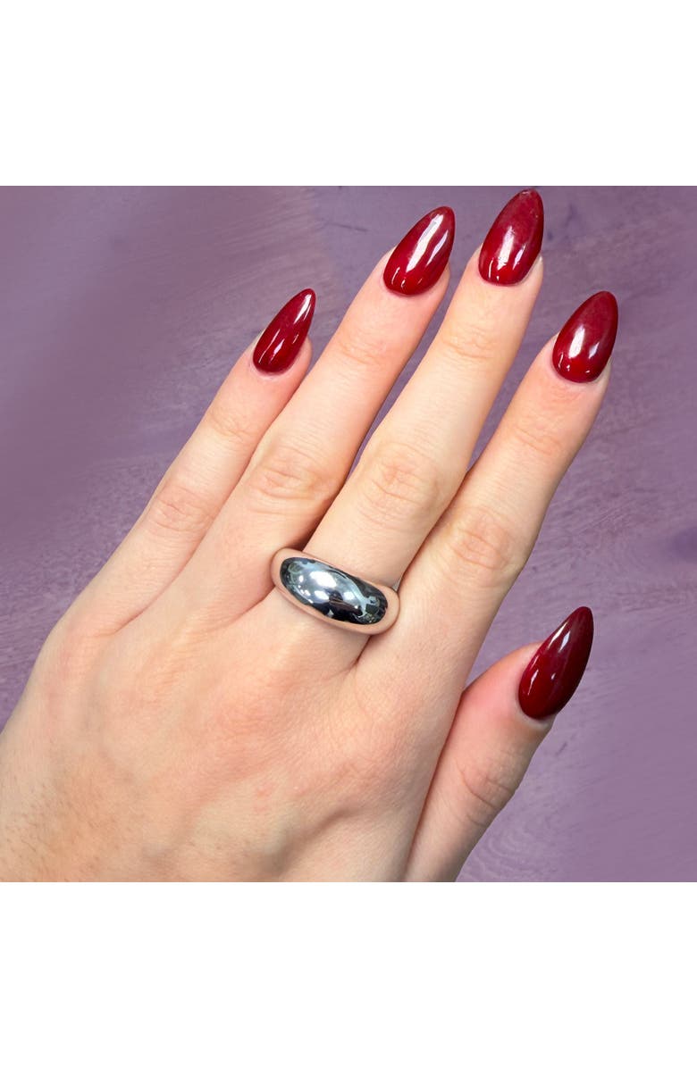 The Lovery Fine Jewelry Classic Dome Ring, Alternate, color, Sterling Silver