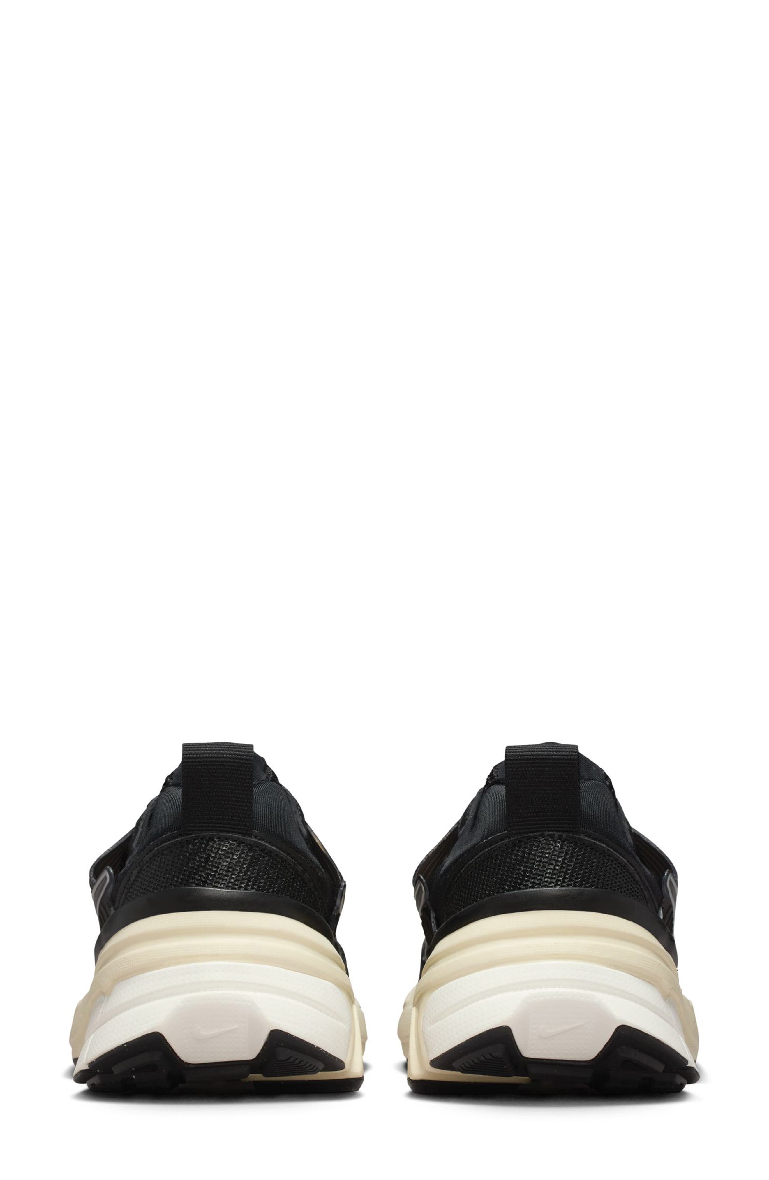 Nike V2K Run Sneaker, Alternate, color, Black/ Black/ Silver/ Muslin